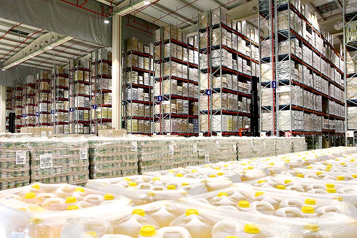 Industrielle-Lagerung-Logistik-verderblichen-Produkten